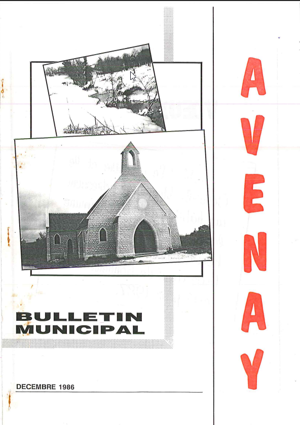 Image du Bulletin Mairie Avenay 1986