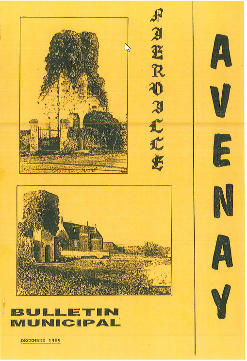 Image du Bulletin Mairie Avenay décembre 1989