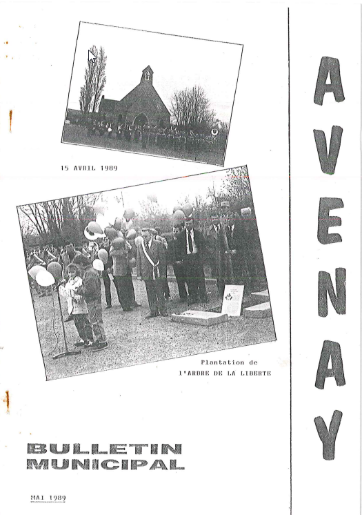 Image du Bulletin Mairie Avenay mai 1989