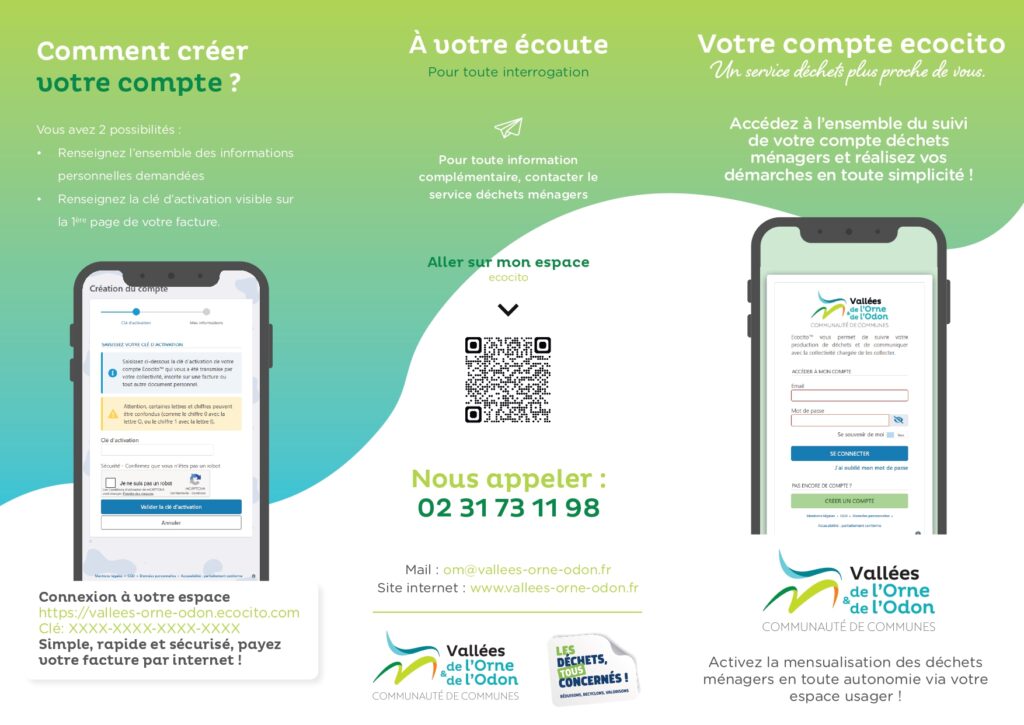 Flyer d'informations sur le paiement des déchets ménagers - Recto